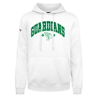 Men's Levelwear  White Cleveland Guardians St. Patrick's Day Podium Plaid Pullover Hoodie