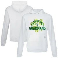 Sweat à capuche blanc Cleveland Guardians St. Patrick's Day Relay Shamrock pour homme Levelwear