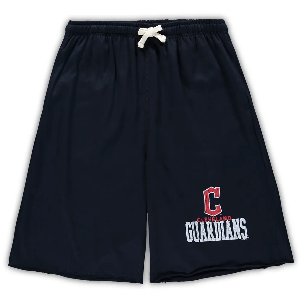 Men's Navy Houston Astros Big & Tall French Terry Shorts