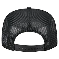 Men's New Era  Black Cleveland Guardians Gummy Golfer Trucker Snapback Hat