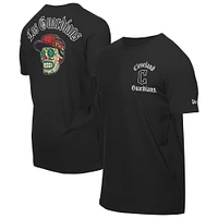 Men's New Era Black Cleveland Guardians Sugar Skulls T-Shirt