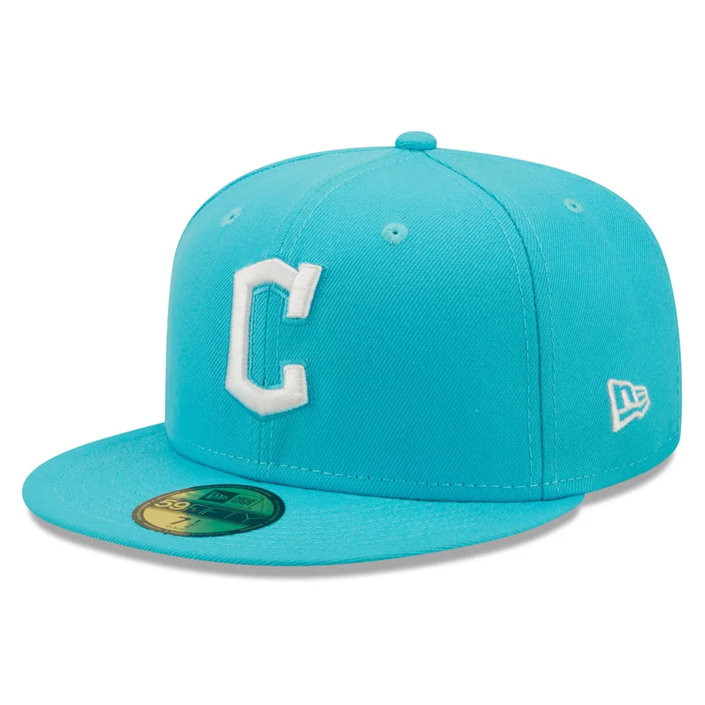 Lids Cleveland Guardians New Era Vice Highlighter Logo 59FIFTY