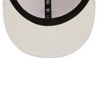 Men's New Era Cleveland Guardians White on 59FIFTY Fitted Hat