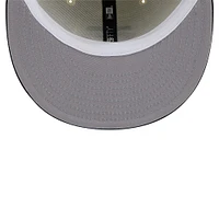 Casquette ajustée Cleveland Guardians Chrome 59FIFTY de New Era pour homme, couleur crème