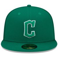 Men's New Era Green Cleveland Guardians 2022 St. Patrick's Day 59FIFTY Fitted Hat