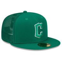 Men's New Era Green Cleveland Guardians 2022 St. Patrick's Day 59FIFTY Fitted Hat