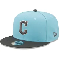 New Era Men's Light Blue, Charcoal Chicago Cubs Color Pack Two-Tone 9Fifty Snapback  Hat