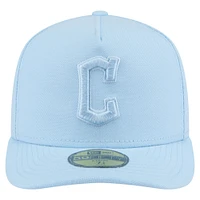 Casquette ajustée New Era 59FIFTY bleu clair Cleveland Guardians Color Pack pour homme