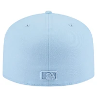 Casquette ajustée New Era 59FIFTY bleu clair Cleveland Guardians Color Pack pour homme