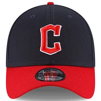 Casquette 39THIRTY Flex MLB Postseason 2024 Cleveland Guardians New Era bleu marine/rouge pour homme