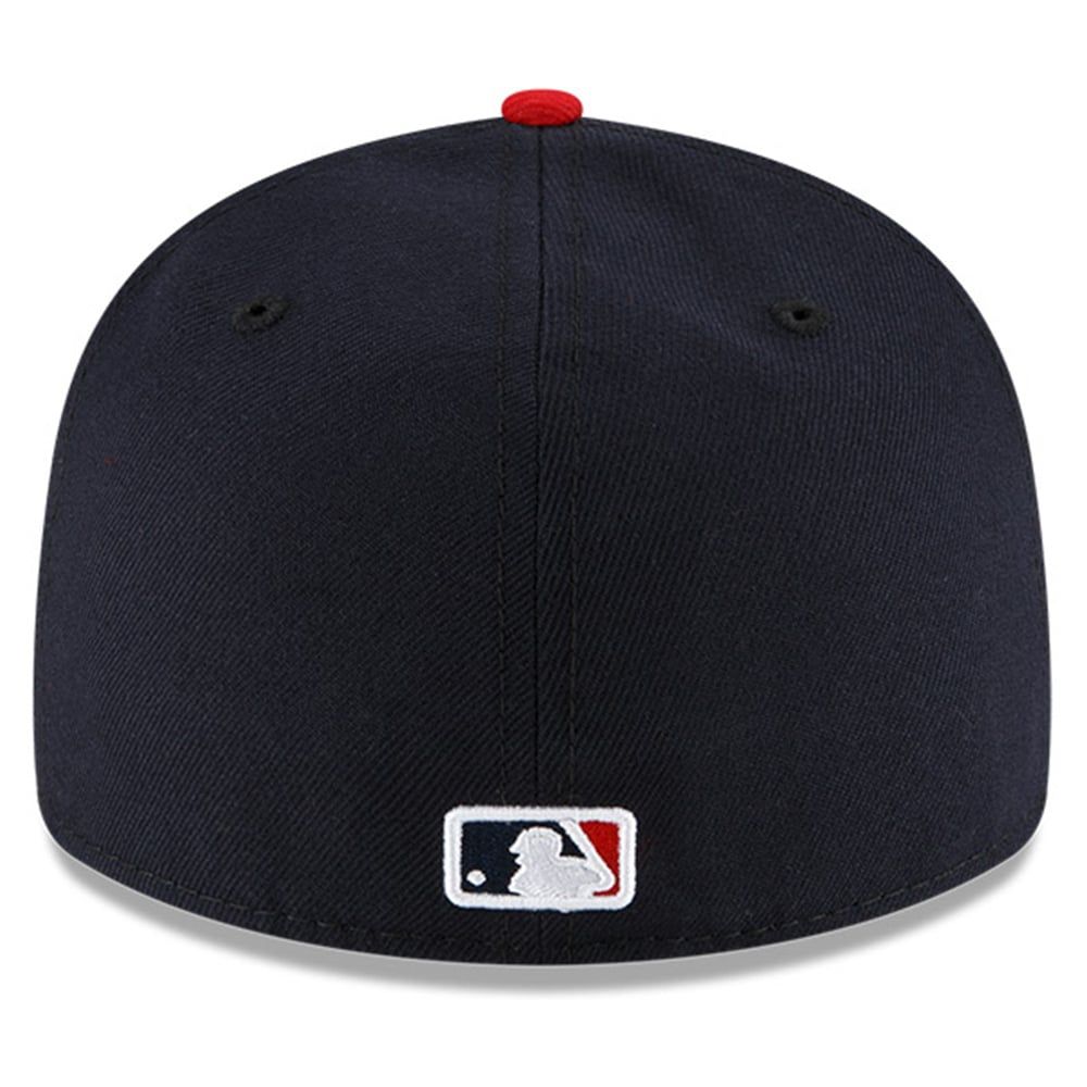 Men's New Era Navy/Red Cleveland Guardians Authentic Collection On-Field Home Low Profile 59FIFTY Fitted Hat