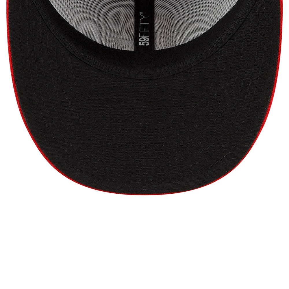 Men's New Era Navy/Red Cleveland Guardians Authentic Collection On-Field Home Low Profile 59FIFTY Fitted Hat