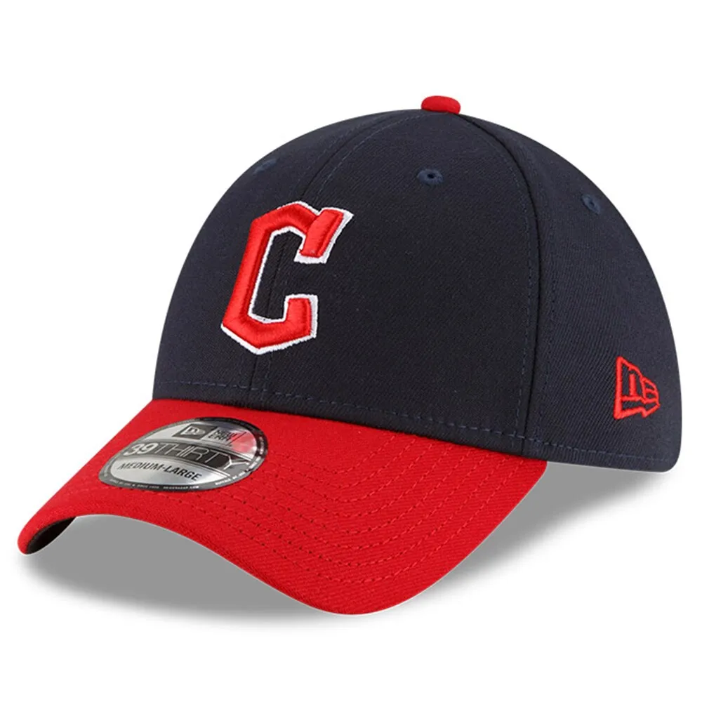 Casquette Flex 39THIRTY pour homme New Era bleu marine/rouge Cleveland Guardians Home Team Classic