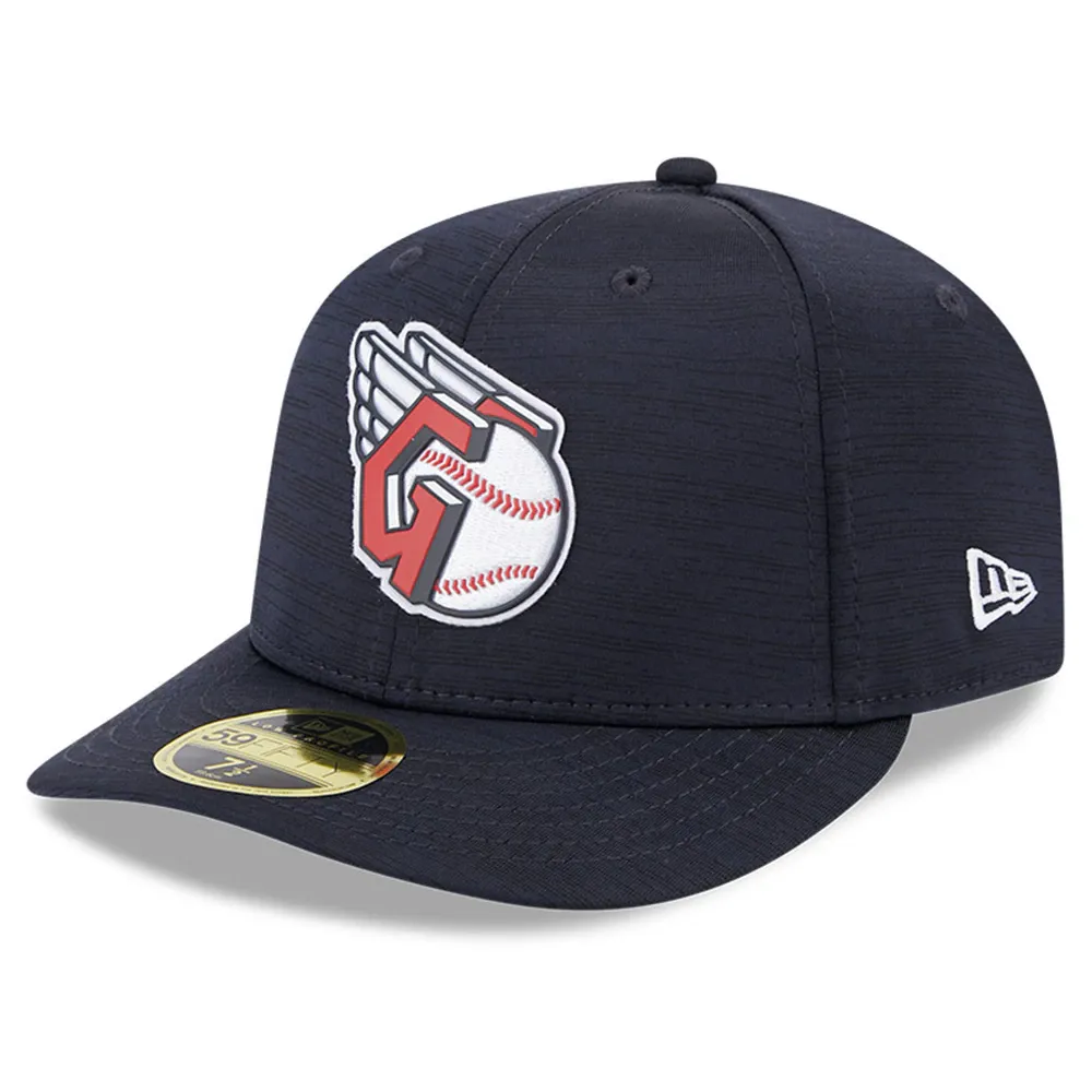 New Era Men's Cleveland Guardians Clubhouse Gray Low Profile 59Fifty Fitted  Hat