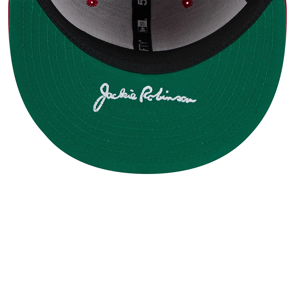 Men's New Era  Navy Cleveland Guardians 2025 Jackie Robinson Day 59FIFTY Fitted Hat