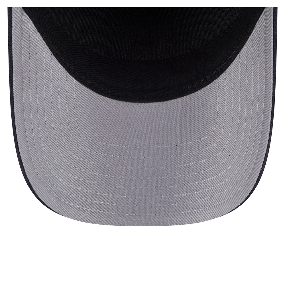 Casquette ajustable Cleveland Guardians 9FORTY M-Crown New Era pour homme bleu marine