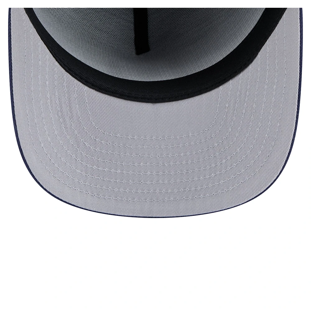 Men's New Era Navy Cleveland Guardians Color Pack A-Frame 59FIFTY Fitted Hat