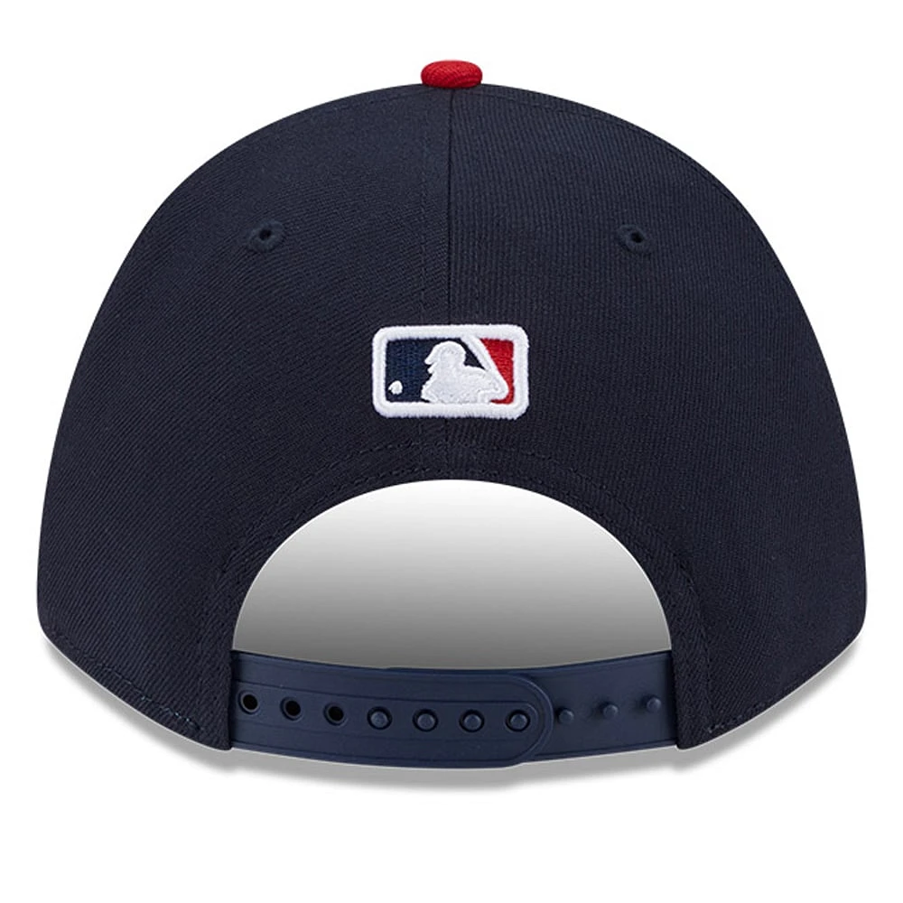 Men's New Era  Navy Cleveland Guardians Player Replica 9FORTY Adjustable Hat