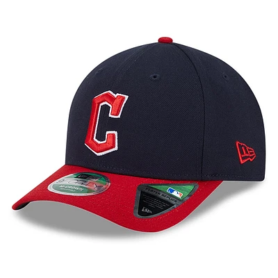 Men's New Era  Navy Cleveland Guardians Player Replica 9FORTY Adjustable Hat