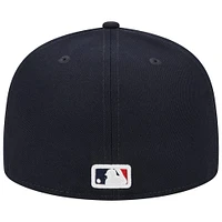 Casquette ajustée 59FIFTY pour homme New Era Navy Cleveland Guardians Logo principal 2019 MLB All-Star Game Team Color