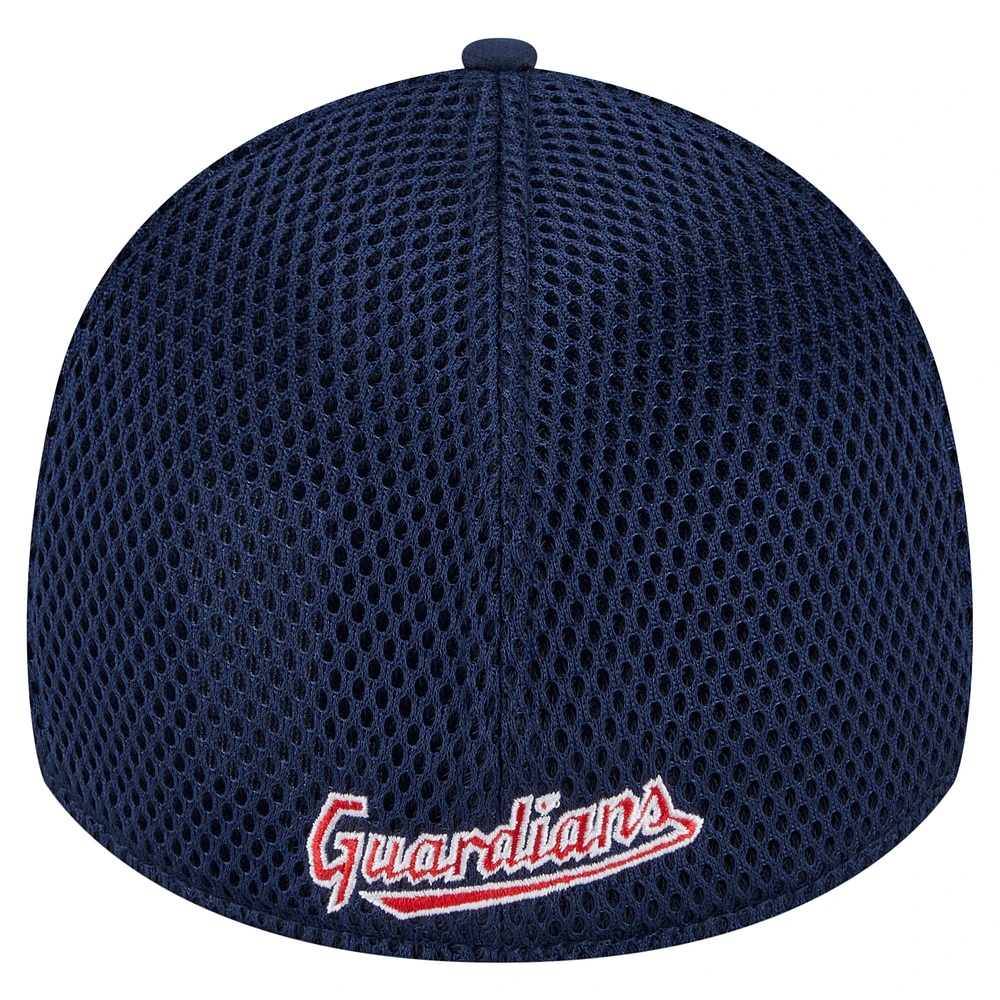 Men's New Era Navy Cleveland Guardians Subtle Camo 39THIRTY Flex Hat