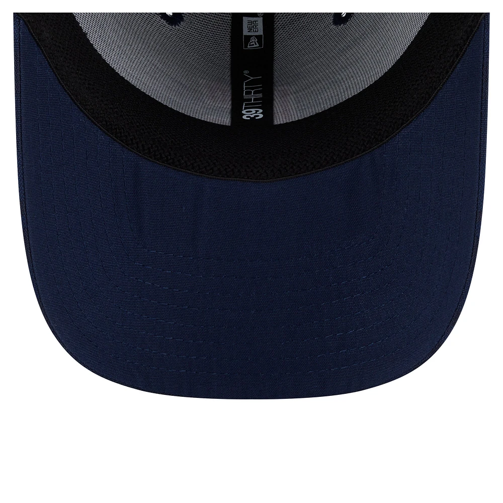 Men's New Era Navy Cleveland Guardians Subtle Camo 39THIRTY Flex Hat