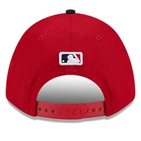 Men's New Era  Red/Black Cleveland Guardians Replica 9FORTY Adjustable Hat