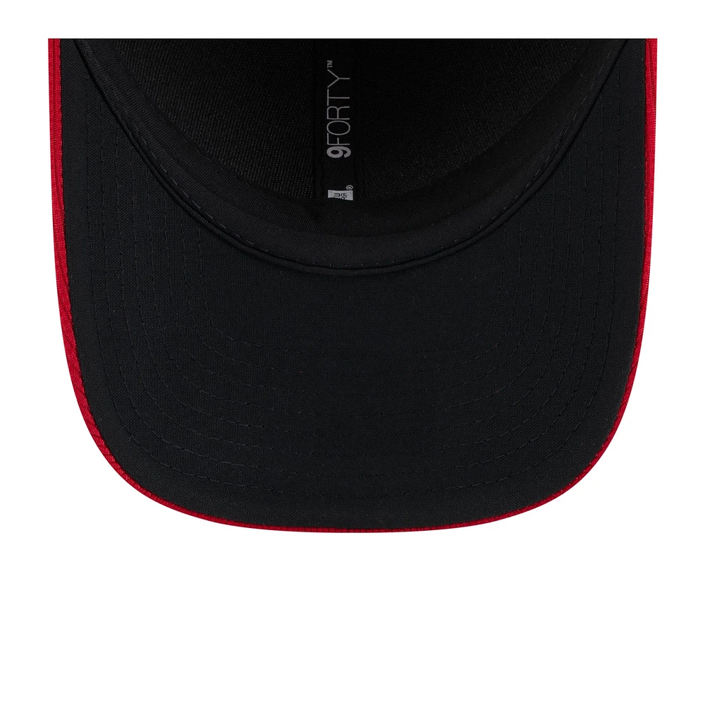 Casquette ajustable 9FORTY Cleveland Guardians 2025 Spring Training pour homme New Era rouge