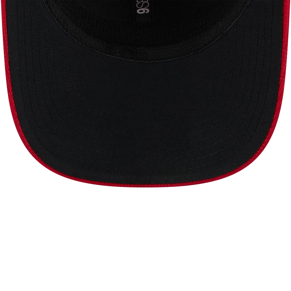 Men's New Era  Red Cleveland Guardians 2025 Spring Training 9SEVENTY Stretch-Snap Trucker Hat