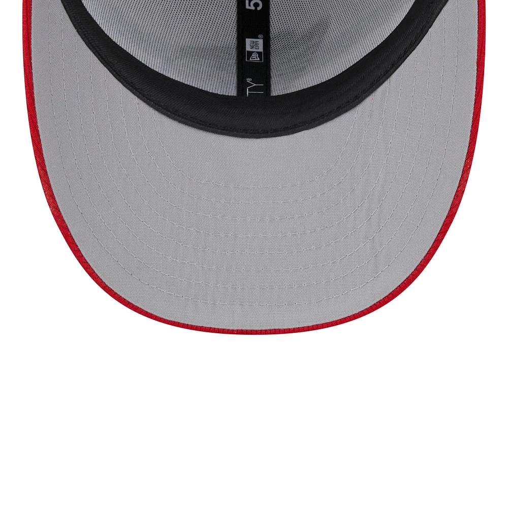 Men's New Era  White Cleveland Guardians 2025 Batting Practice Low Profile 59FIFTY Fitted Hat