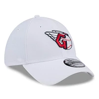 Men's New Era White Cleveland Guardians 39THIRTY Flex Hat