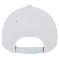 Men's New Era White Cleveland Guardians TC A-Frame 9FORTY Adjustable Hat