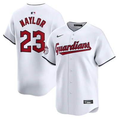 Maillot de joueur Nike Bo Naylor pour hommes, blanc, Cleveland Guardians Home Limited Player