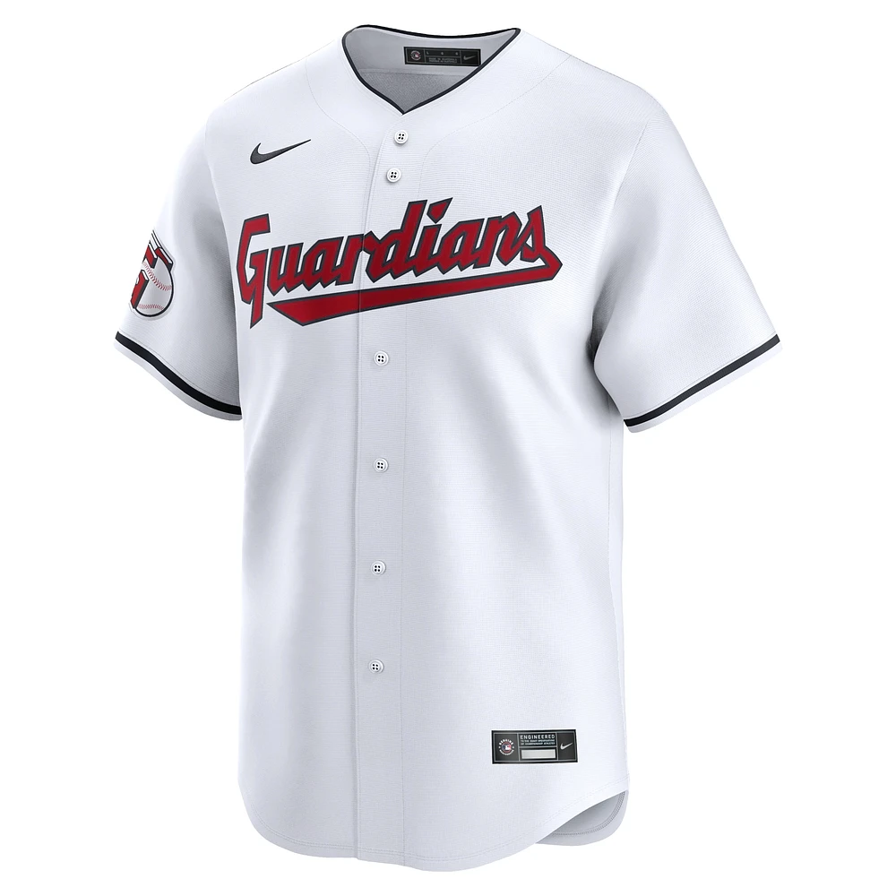 Men's Nike David Fry White Cleveland Guardians Home Limited Player Jersey