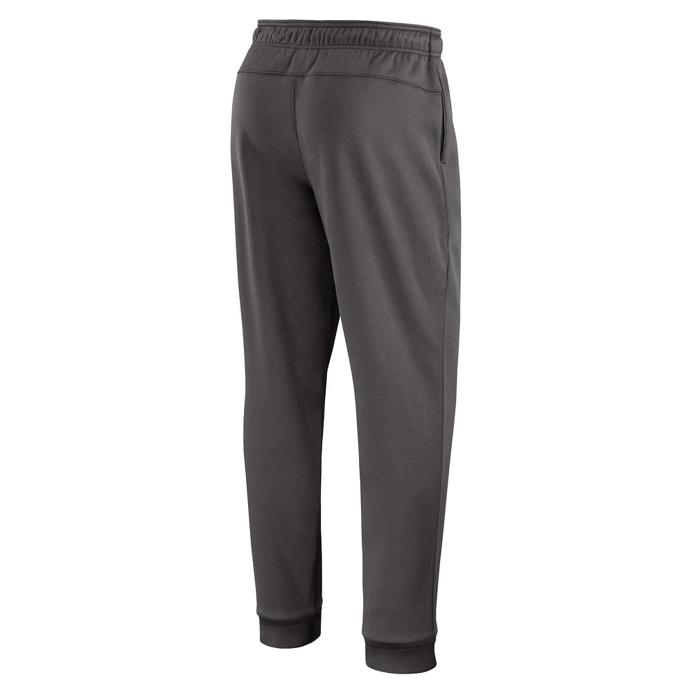 Pantalon de performance pour joueur voyage la collection authentique des Cleveland Guardians Nike gris hommes