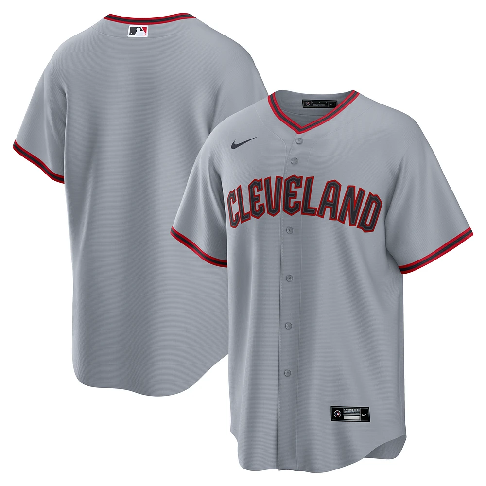 Maillot Nike Cleveland Guardians Road Replica 2.0 pour homme, gris