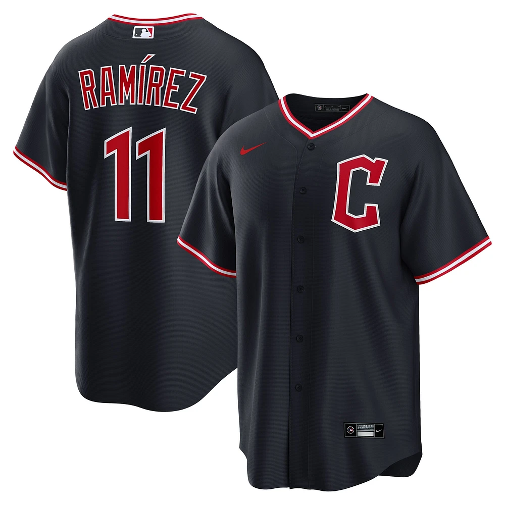 Men's Nike José Ramírez Navy Cleveland Guardians Alternate 2.0 Replica Jersey