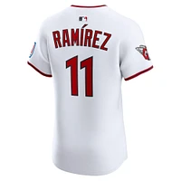 Maillot Nike Jose Ramirez pour homme, blanc, Cleveland Guardians Home Elite