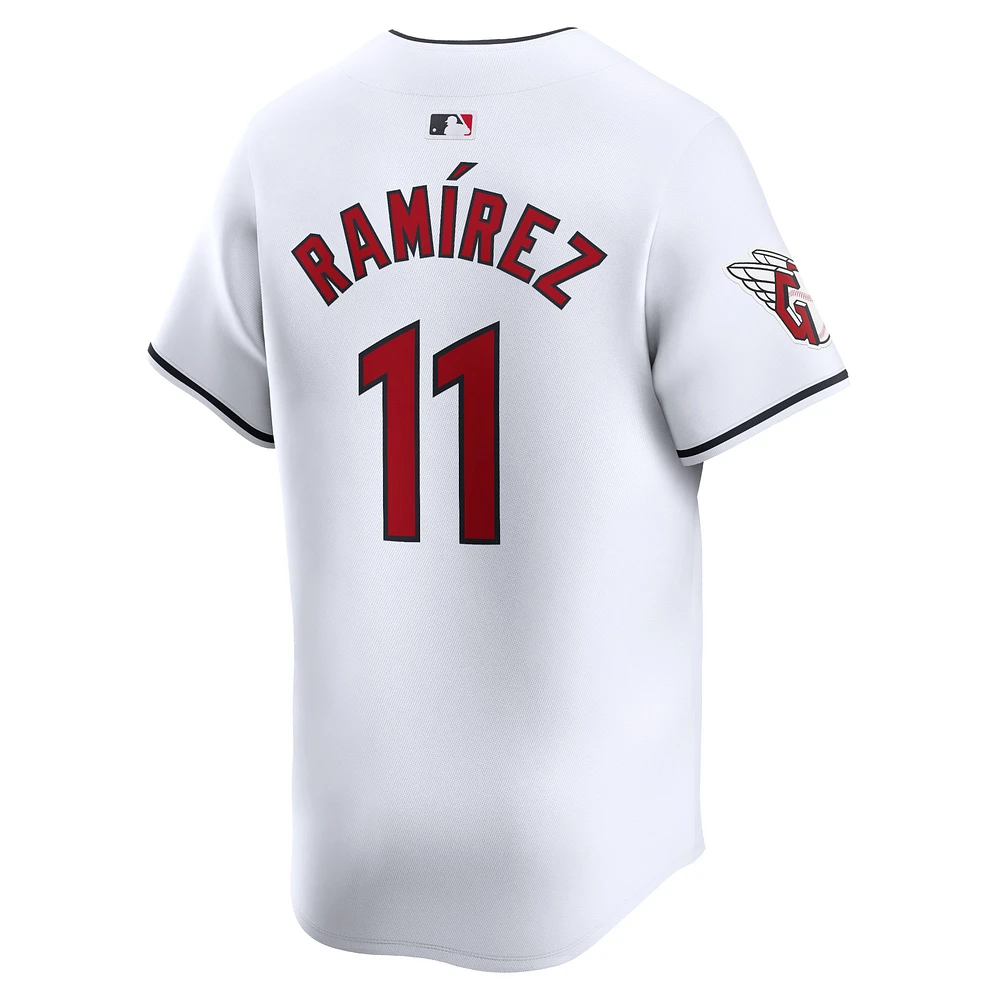 Maillot de joueur Nike Jose Ramirez pour hommes, Cleveland Guardians Home Limited, blanc