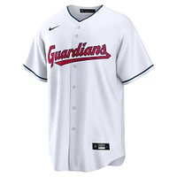 Maillot Nike Josh Naylor blanc réplique domicile des Cleveland Guardians pour homme