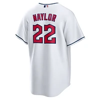 Maillot Nike Josh Naylor blanc réplique domicile des Cleveland Guardians pour homme