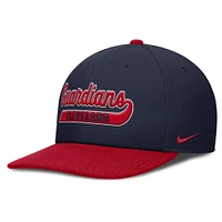 Men's Nike Navy/Red Cleveland Guardians Pro Performance Snapback Hat