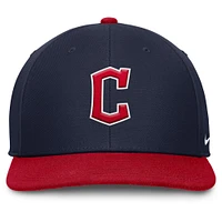 Men's Nike Navy/Red Cleveland Guardians Pro Performance Snapback Hat