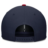 Men's Nike Navy/Red Cleveland Guardians Pro Performance Snapback Hat