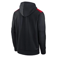 Men's Nike Navy Cleveland Guardians Authentic Collection Performance Pullover Hoodie