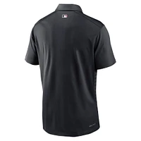 Men's Nike Navy Cleveland Guardians Authentic Collection Victory Performance Polo