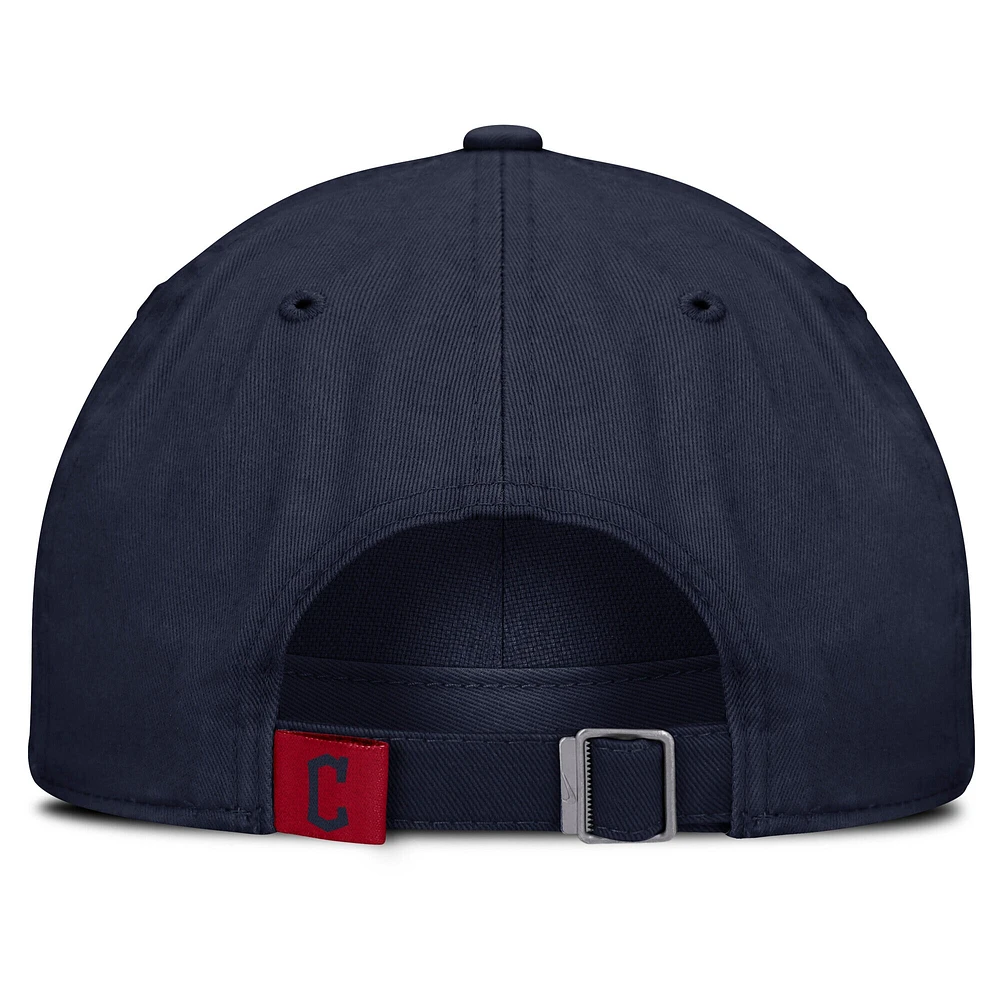 Men's Nike Navy Cleveland Guardians Club Adjustable Hat