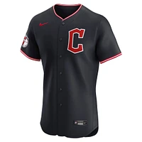 Maillot Nike bleu marine Cleveland Guardians Elite pour homme