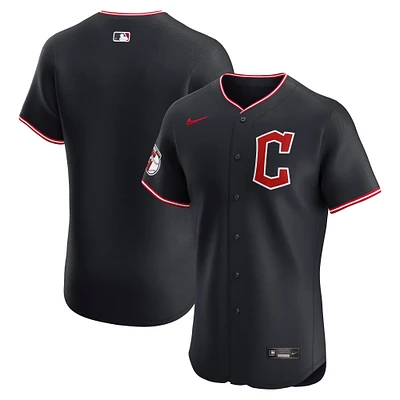 Maillot Nike bleu marine Cleveland Guardians Elite pour homme