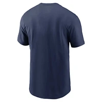 T-shirt Nike bleu marine Cleveland Guardians Skyline de l'équipe locale pour homme